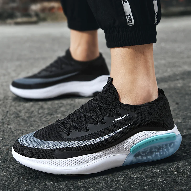 

Fashion Men Sneakers Mesh Casual Shoes Lac-up Mens Shoes Lightweight Vulcanize Shoes Walking Sneakers Zapatillas Hombre