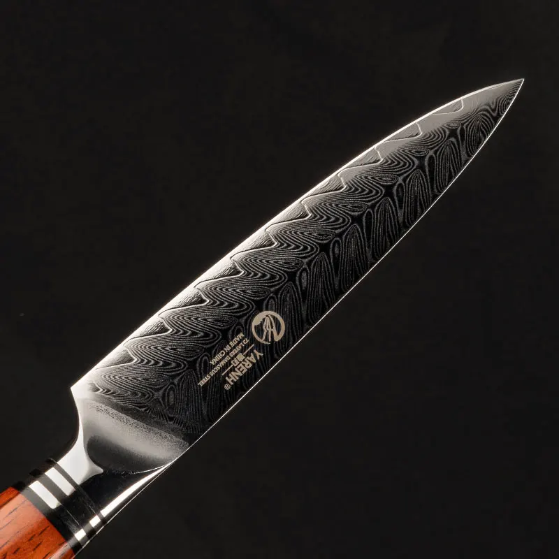 Yarenh 5 дюймовый телефон японская 73 слойная Дамасская сталь Многофункциональные