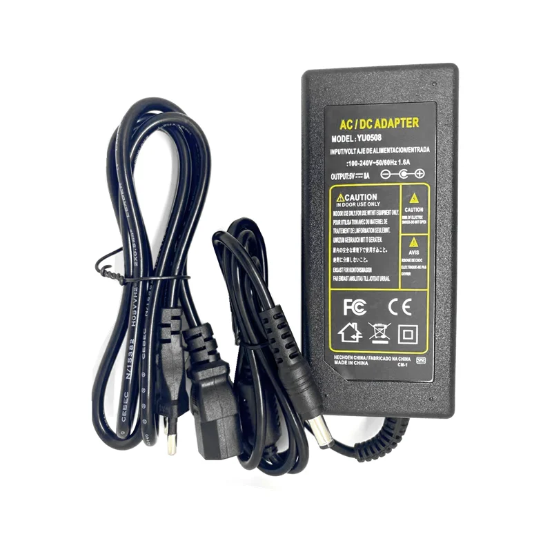 1A 2A 3A 5A 6A 8A Мощность адаптер DC 5V 110 240V Питание Зарядное устройство Ховерборд ЕС