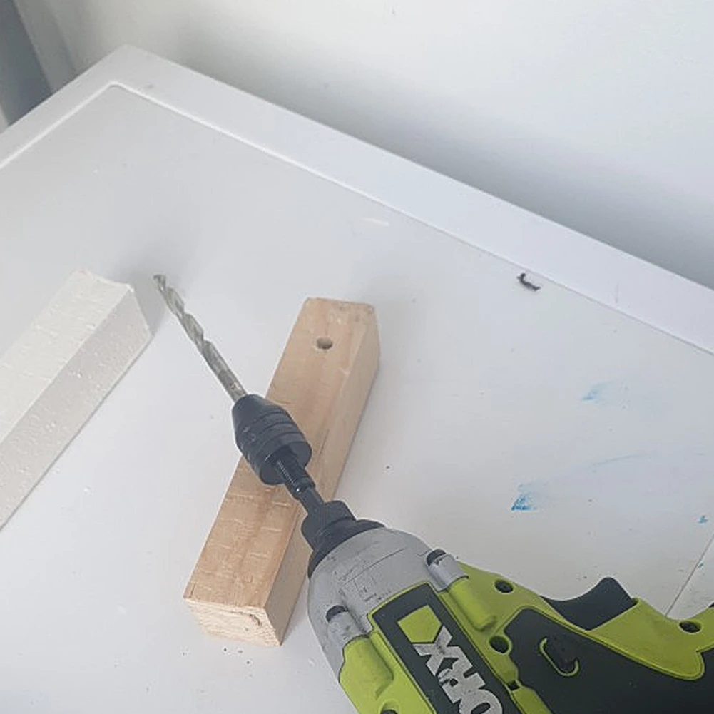 Быстрозажимный сверлильный патрон быстрая смена адаптер 1/4 &quotшестигранный