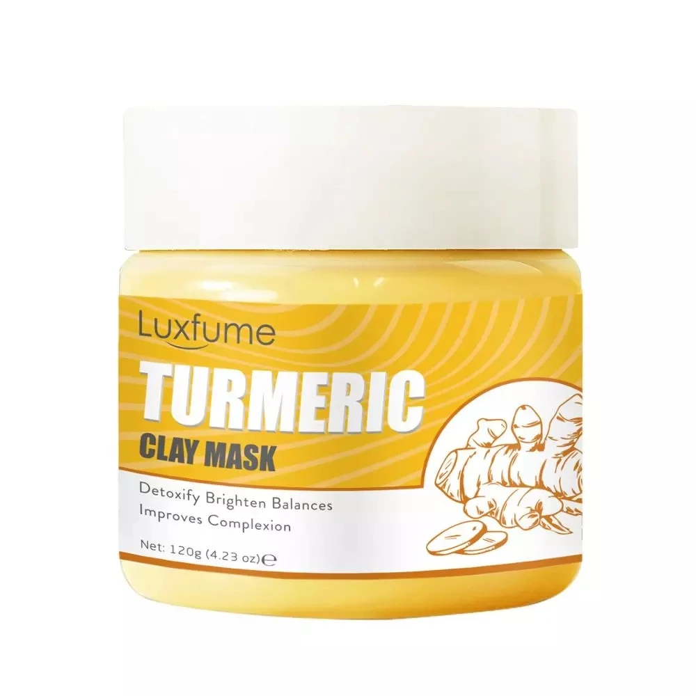 240G Nourishing Whitening Anti-wrinkle Pore Cleaner Skin Care Female Face Mud Mask Product Mix Turmeric Clay Pink | Красота и