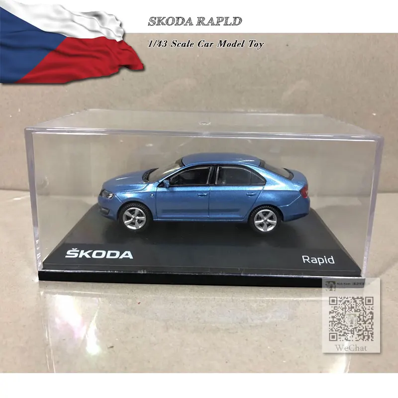 ABREX 1/43 масштабная модель автомобиля игрушки SKODA RAPLD литья под давлением металлическая модель автомобиля игрушка для коллекции, подарок, дети