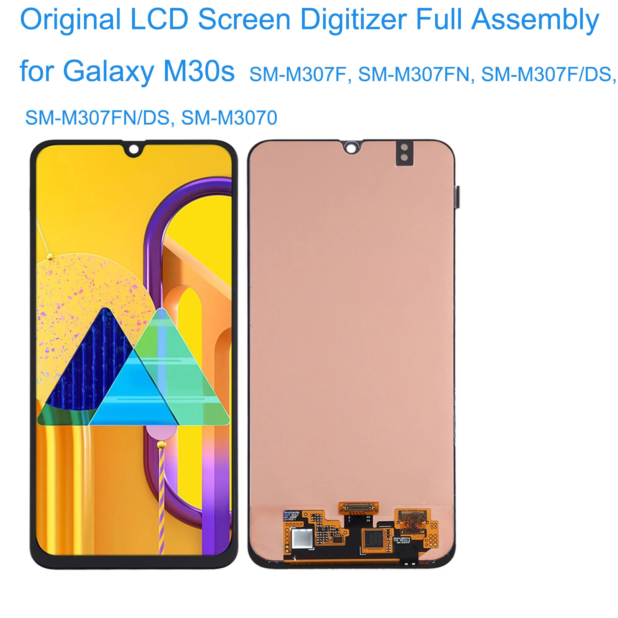 

Original Super AMOLED Material LCD Screen and Digitizer Full Assembly for Galaxy M30s/M30 SM-307/M305 Free Tools