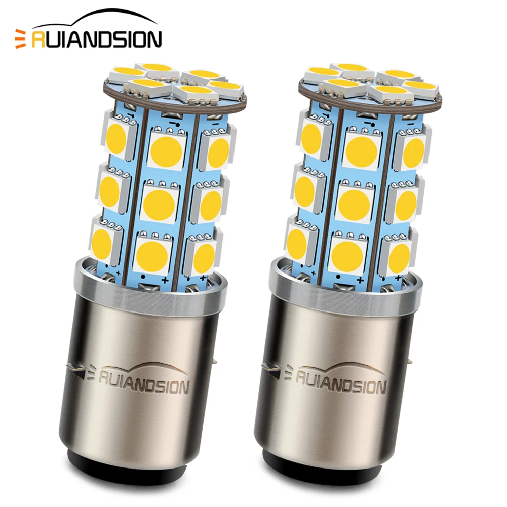 Лампы Налобные светодиодные H6 BA20d для мотоцикла 6 в 12 В 4300 К 5050SMD 27 |