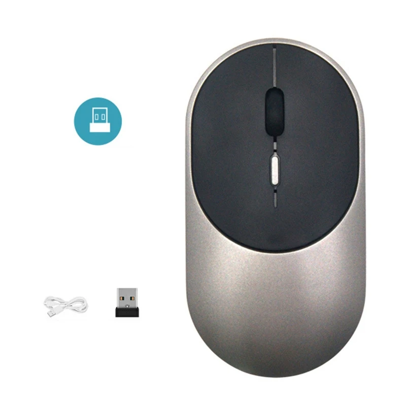

U2JE Ultra-thin Wireless Mouse Chargable Bluetooth-compatible 5.1+2.4G Dual Mode Gaming Optical Mice