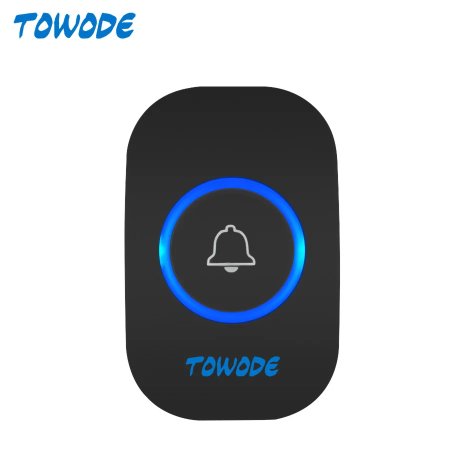 

Беспроводной дверной звонок TOWODE, 433 МГц, работает с домашней системой безопасности