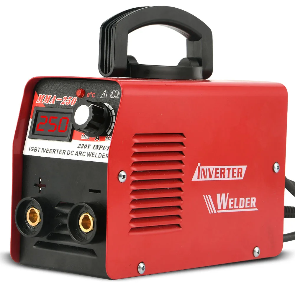 

220V Portable Mini Arc Welding Machines IGBT DC Inverter ARC Welder LCD Display Handheld Electric Welders Adjust 20-250A Current