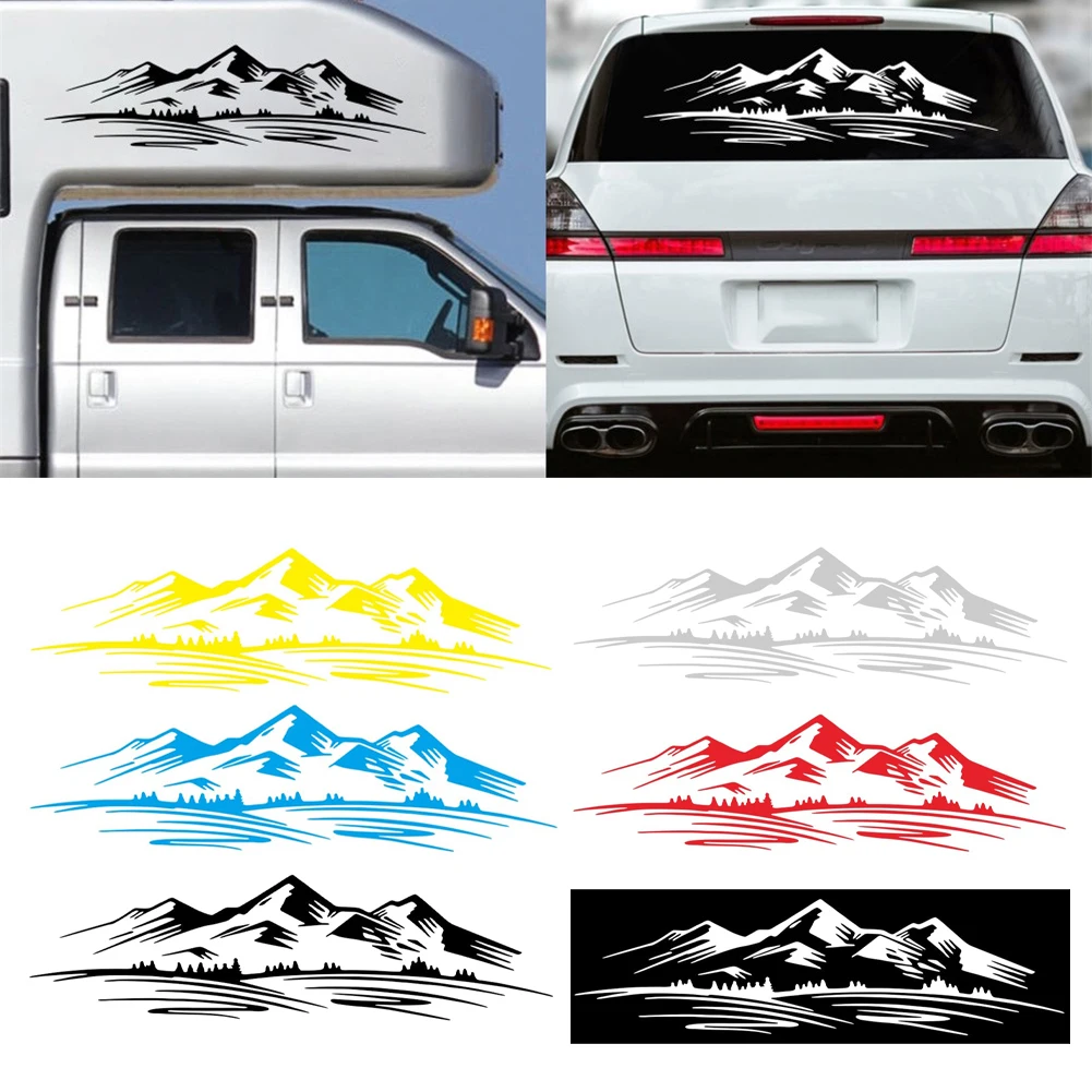 

Sale Car Stickers Mountain Totem Self-Adhesive Vinyl Graphics Engine Hood Car Body Decals Waterproof Universal Car Accessories