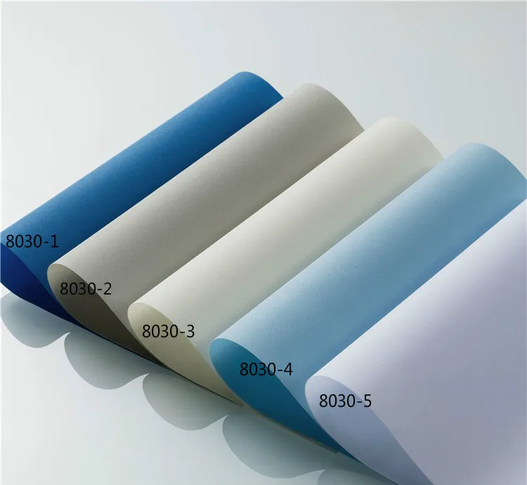Polyester Blackout Fabric Roller Blinds For Office Project Roller Shade Manual Chain Control