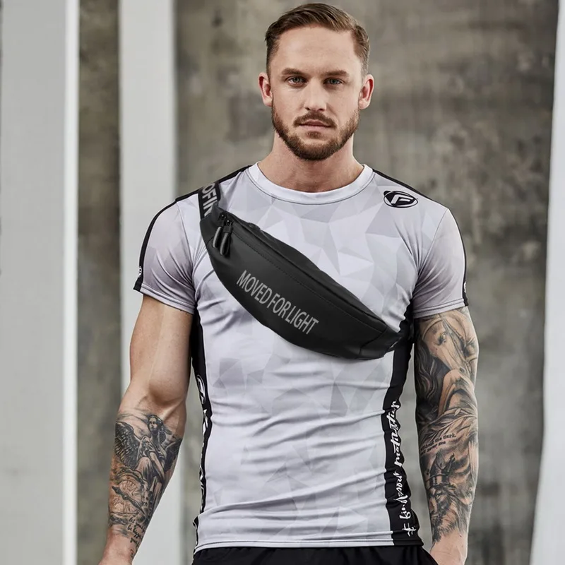 

Men's Small Chest Sling Bag Casual Canvas Crossbody Bag Shoulder Bag Travel Hiking Messenger Fashion Men Waist Bag