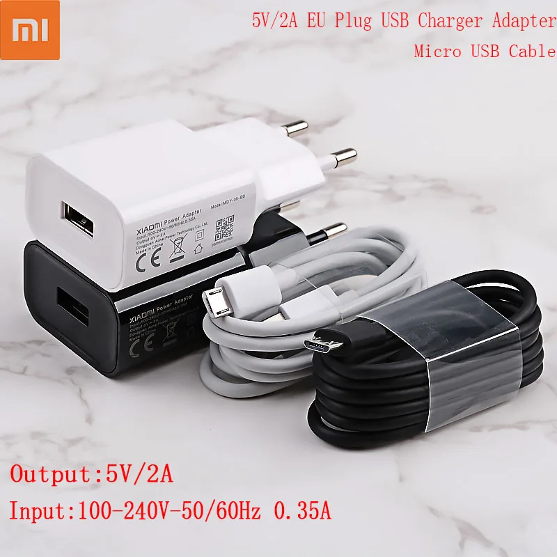 Оригинальное зарядное устройство Xiaomi 10 Вт 5 В 2 А адаптер питания для быстрой