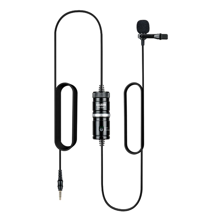 

3.5mm Lavalier Microphone Omni-directional Condenser Lapel Microphone Vlog Mic for Canon/iPhone Youtube Recording 6 Meter Cable