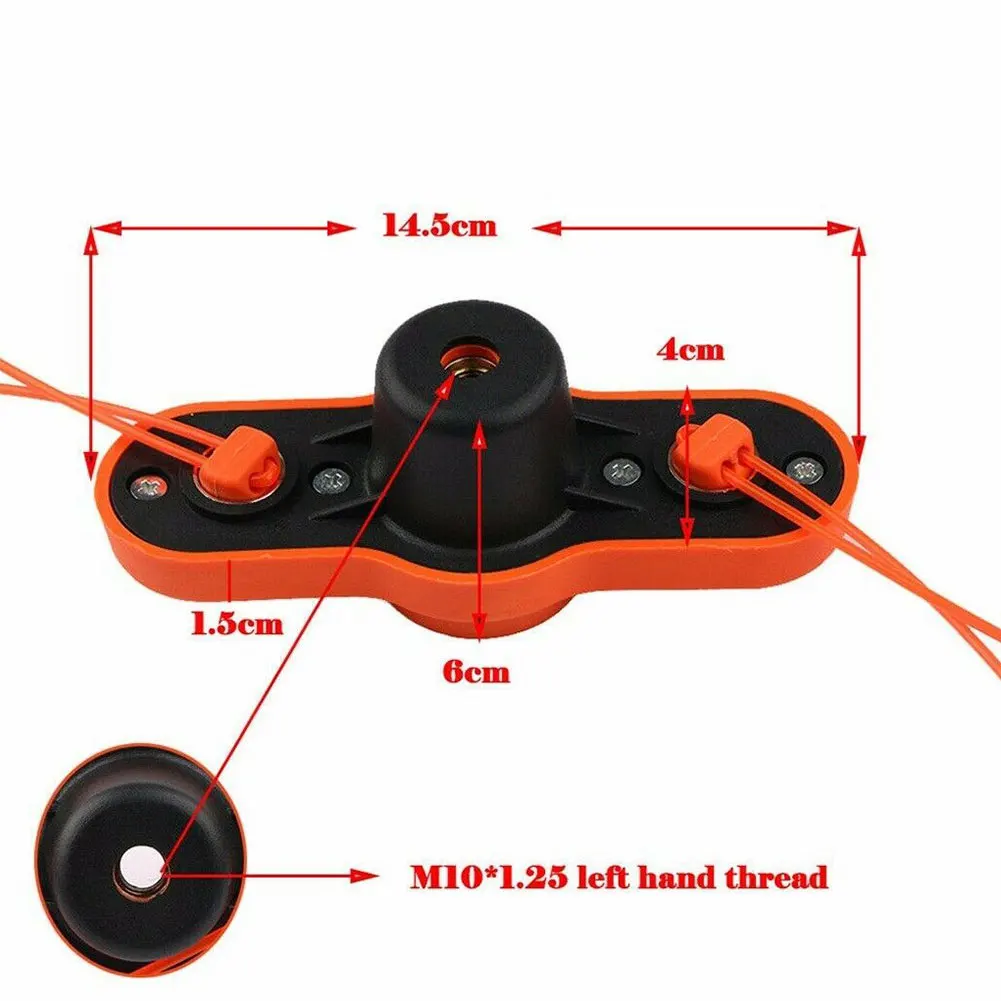 

Home Accessories Garden Weeding Universal Lawn Mower Replacement Farm Tool Removable Electric Grass Trimmer Head Easy Install