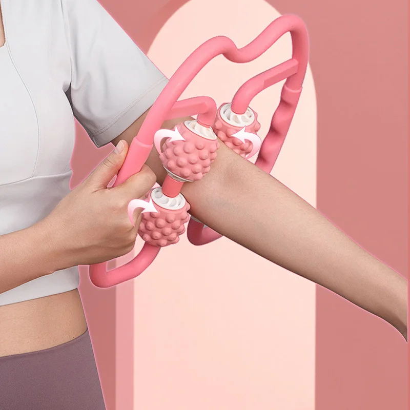 

Yoga Pilates Massage Roller Adjustable Trigger Point Massage Rollers Arm Leg Neck Muscle Tissue Fitness Gym Sports Accesories