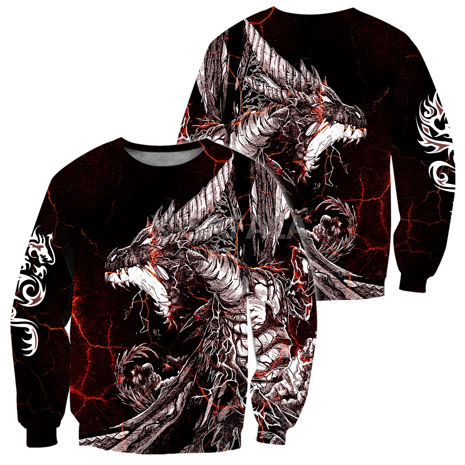 

Red Black Tattoo Dragon 3D All Over Print Size XS-7XL Hoodie Man Women Harajuku Outwear Zipper Pullover Sweatshirt Casual Unisex