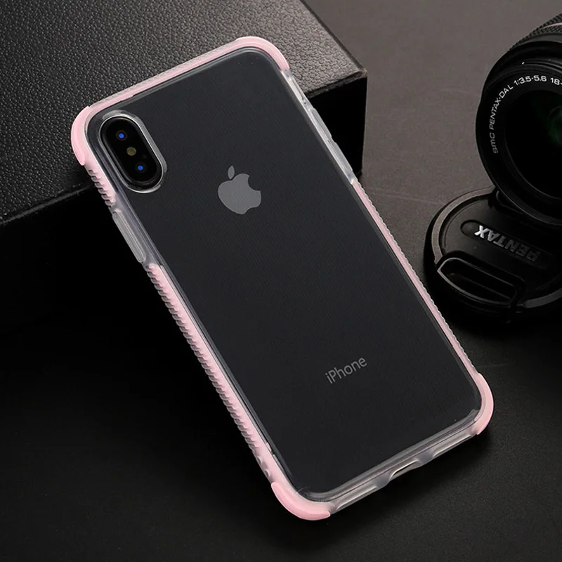 Роскошные Чехлы для iPhone X XS 8 7 6 s Plus Capinhas Ультратонкий Мягкий ТПУ противоударный
