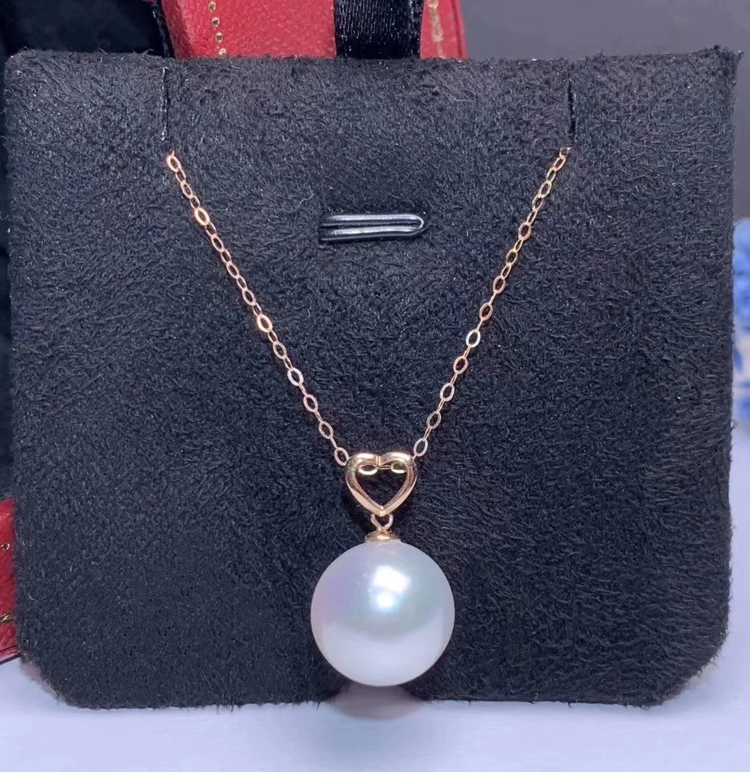 

shilovem 18k yellow gold Natural freshwater pearls pendants fine Jewelry women trendy plant no necklace gift new mymz12-130052zz