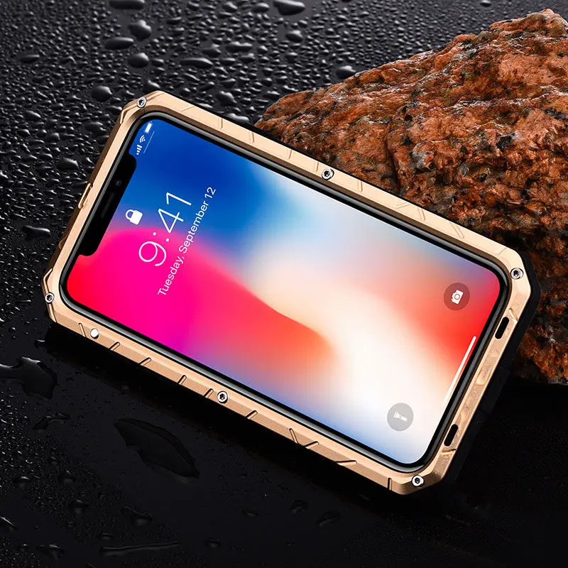 Роскошный уличный бронированный Алюминиевый металлический силиконовый