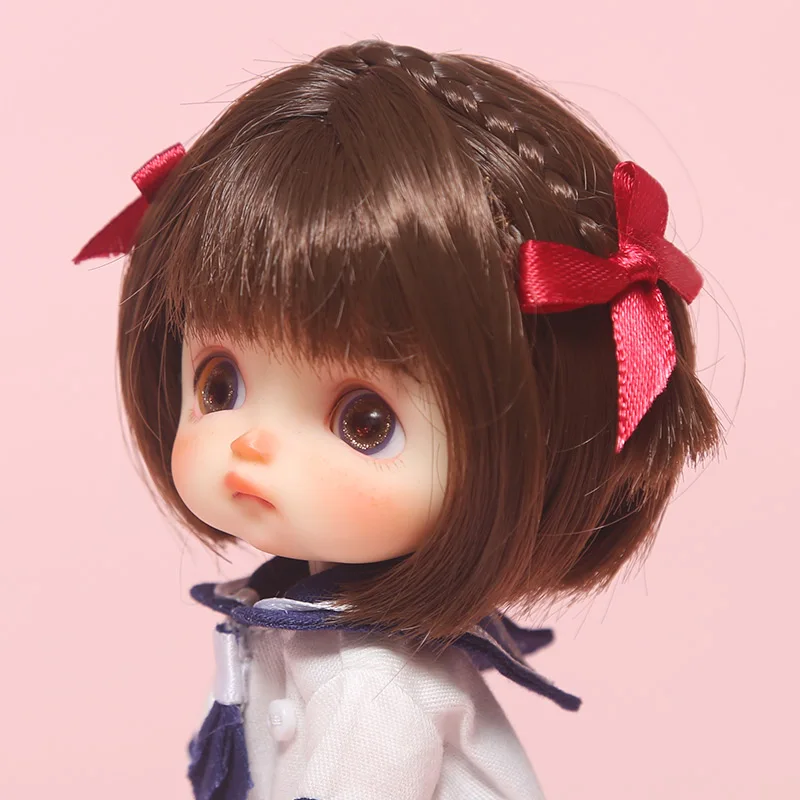 1/8 Bjd SD кукла парик мягкий мохер парик/высокая температура провод челка конский