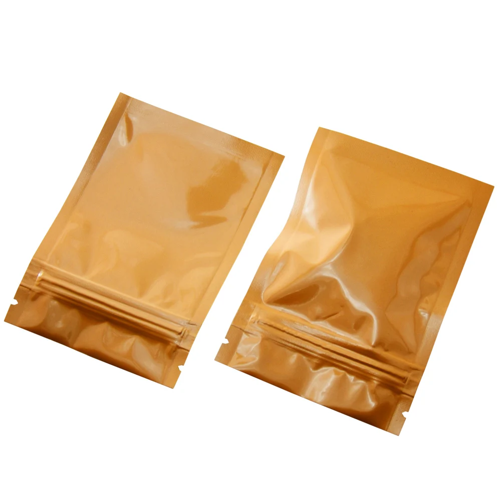 200 шт Оранжевая Сумка для упаковки с замком-молнией защищающая от запаха
