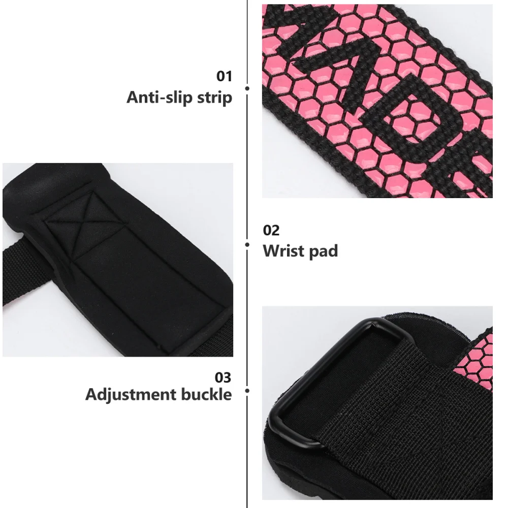 

1 Pair Weightlifting Wrist Support Lifting Strap Nonslip Exercising Straps