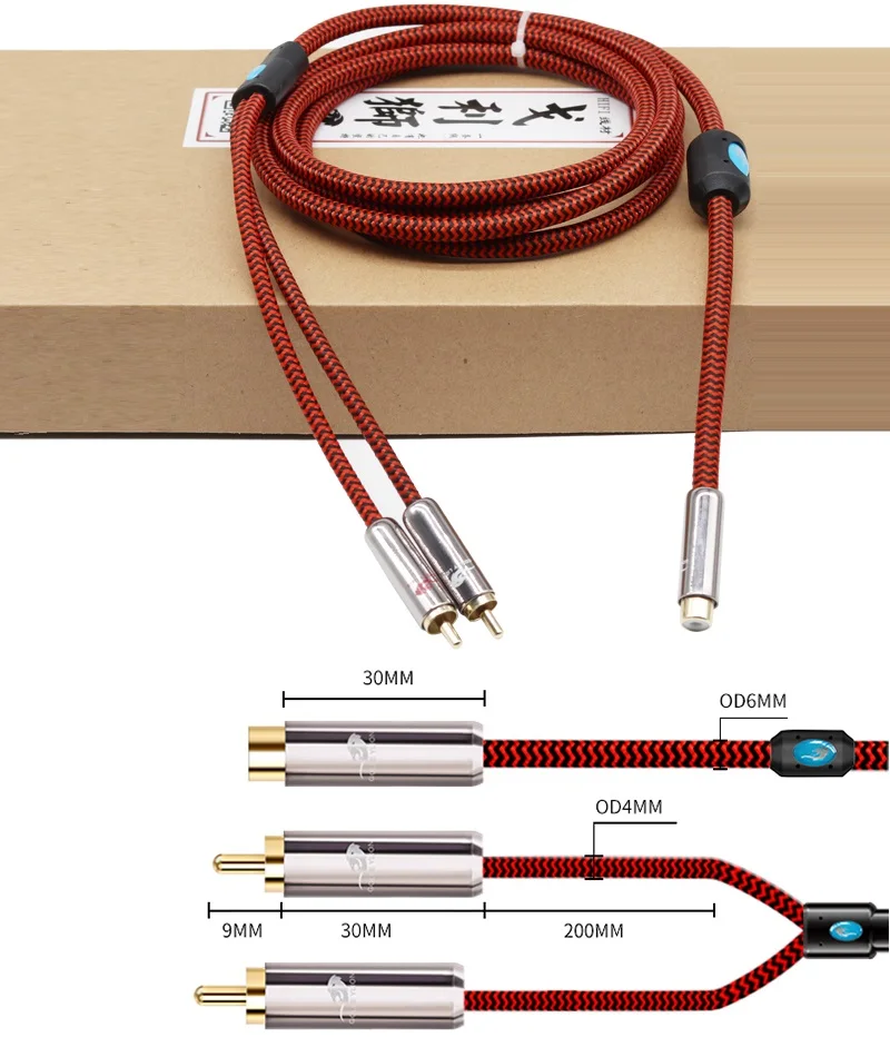 Удлинительный кабель RCA Мама-папа для усилителя сабвуфера динамика DVD ТВ стерео