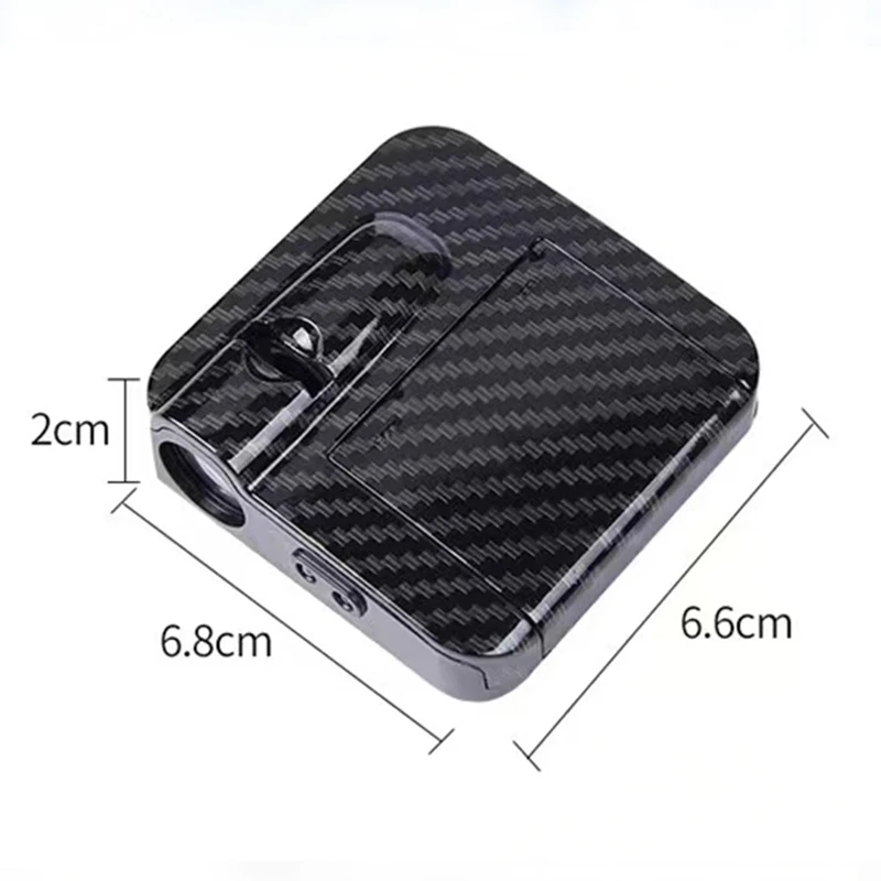 1/2 шт. светодиодный лазерный проектор из углеродного волокна для двери