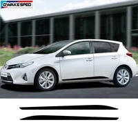 sport stripes both side car door side skirt sticker for toyota auris 2013 2019 racing styling auto body decor vinyl decals