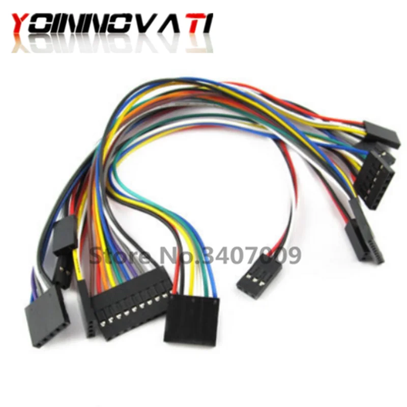 5 шт. разъём Dupont Line Cable Female 2 54 мм 20 см 1/2/3/4/5/6/7/8/9/10/12P|Соединители| |