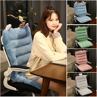 1 piece chair cushion office sedentary butt mat student seat back cushions waist support bedside mats chair backrest washable