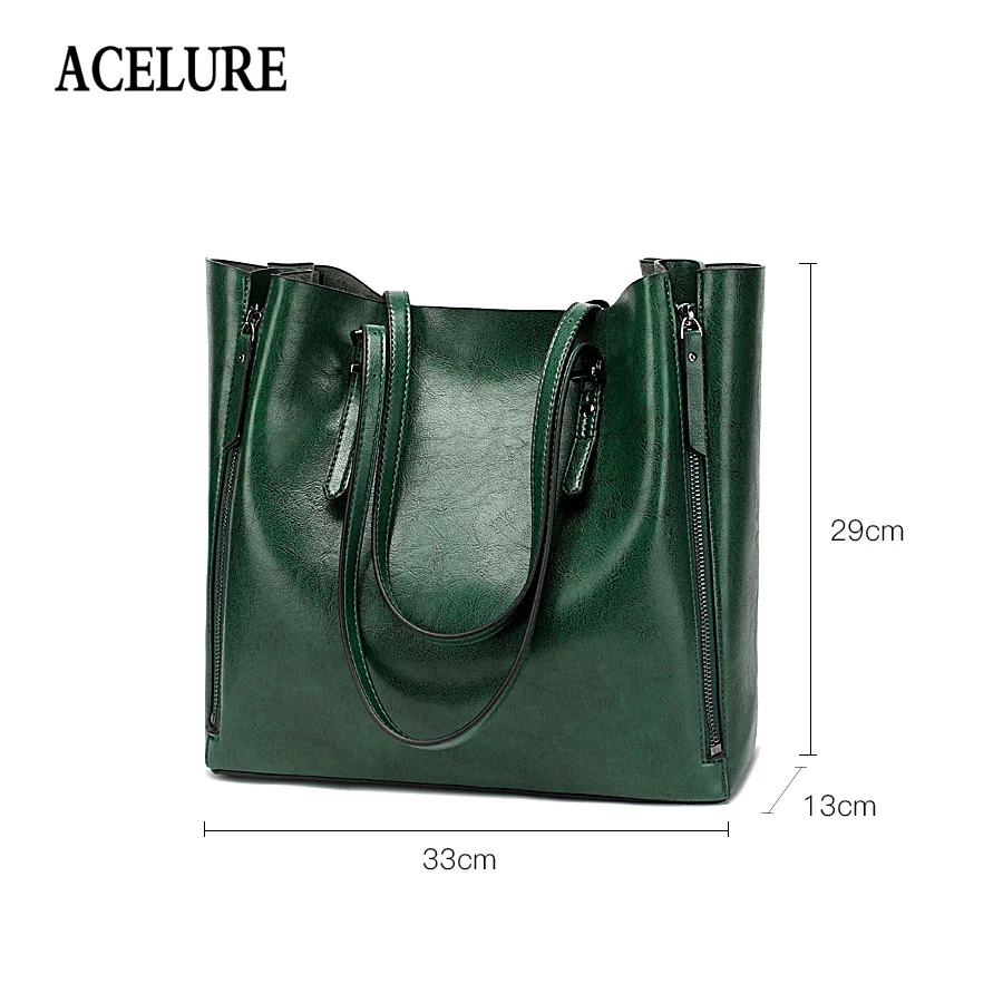 ACELURE известный бренд сумки из натуральной кожи женская сумка через плечо
