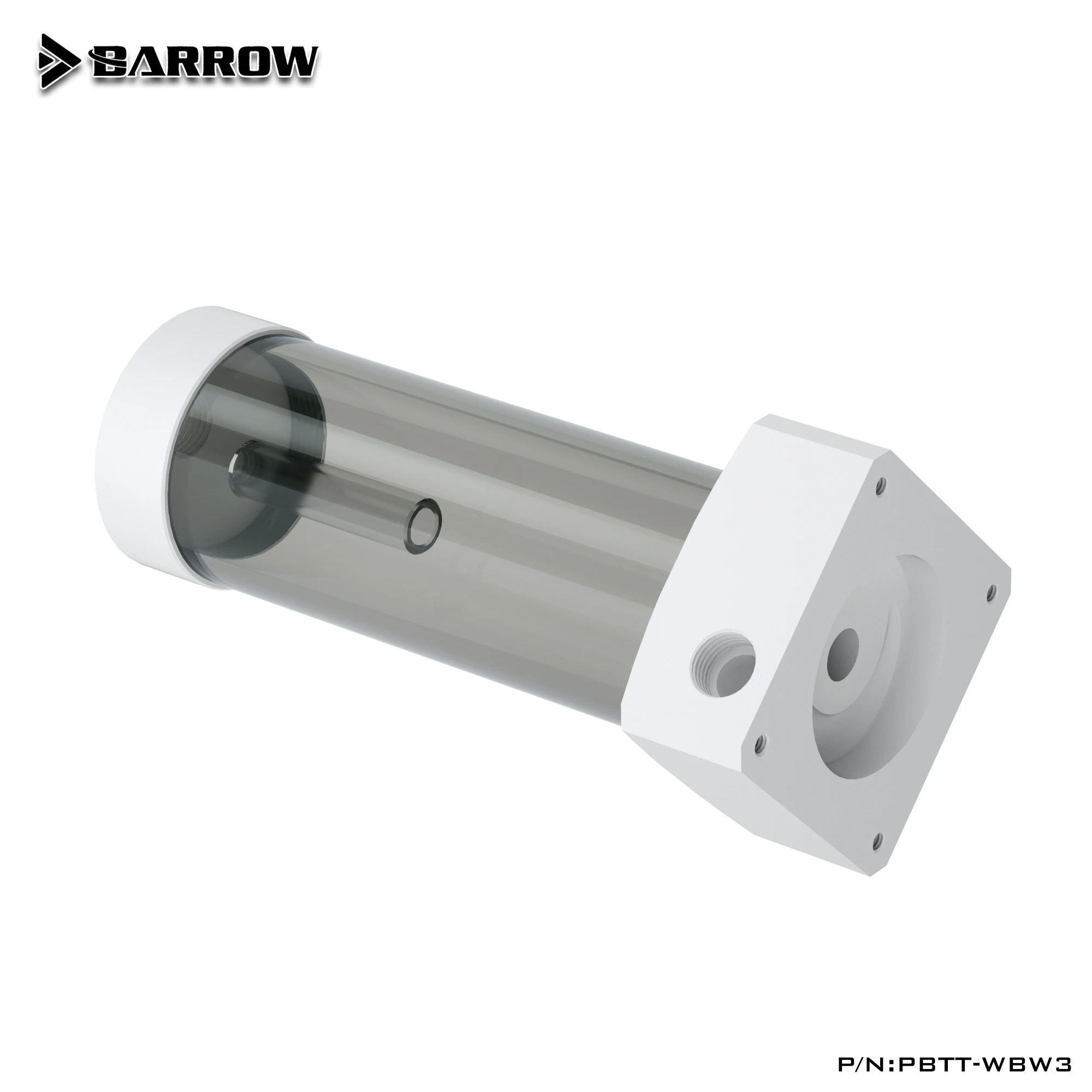 

Barrow water cooler PC reservoir kits white matching tube 4 length optional series for DDC pump box integrated PBTT-WBW3