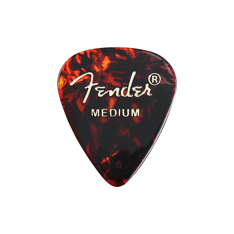 Fender 1 шт. классический медиатор целлюлоидная гитара pick s конфетти акустическая электрическая гладкая гитарная медиатор аксессуары гитарные части - Цвет: B Medium 0.68mm