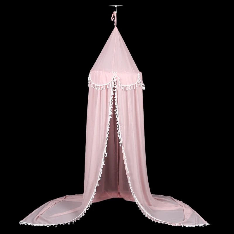 Круглый купол для кровати шифоновая москитная сетка помещений игры на открытом