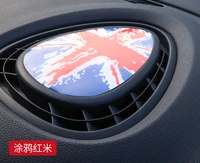 3d glue decal for central air outlet min windshield mouth modification stickers graffiti red union jack car accessories