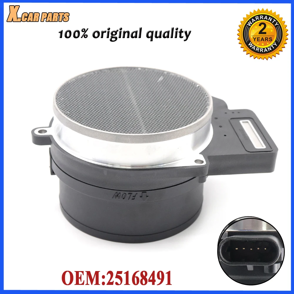 

Датчик массового расхода воздуха MAF 25168491 25318411 15904068 ДЛЯ GMC C3500 DENALI ENVOY SIERRA YUKON HUMMER ISUZU SAAB
