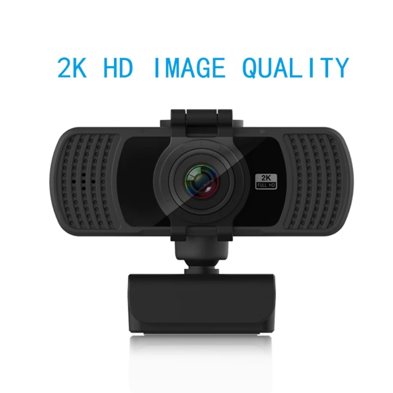 

1440P Web Camera with Mic Rotatable 2K Autofocus Computer PC Desktop Mini WebCam