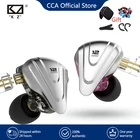 Металлические наушники KZ ZSX, Hi-Fi наушники-вкладыши с басами, подвесные наушники-вкладыши, гарнитура с шумоподавлением, проводная Спортивная гарнитура с микрофоном, игровая гарнитура для ПК