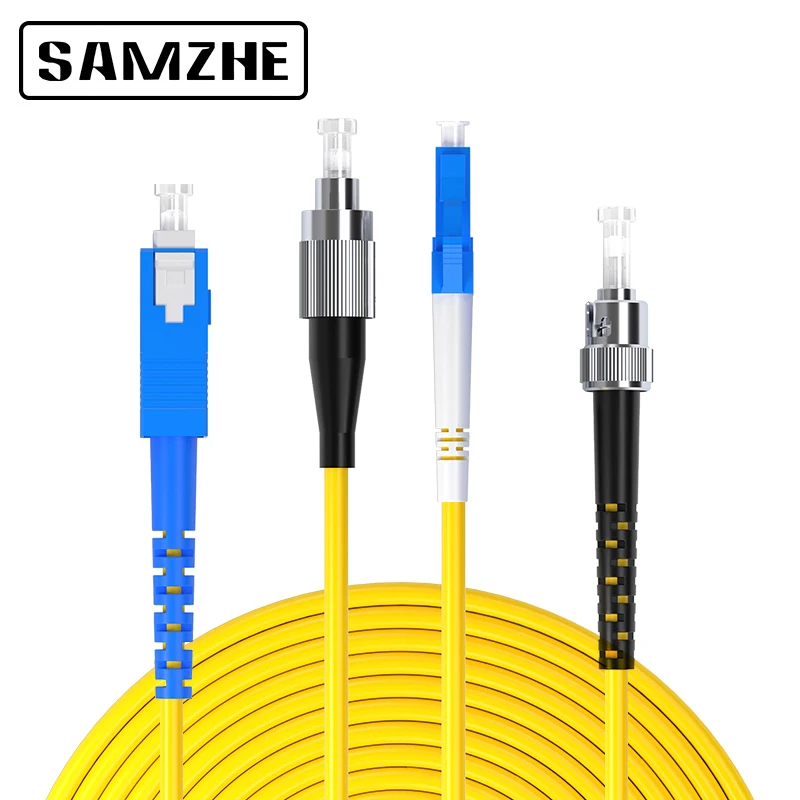 Оптоволоконный кабель SAMZHE многорежимный дуплексный оптоволоконный патч корд LC FC