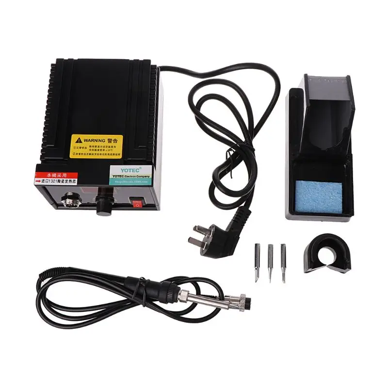 

110V 220V 967 Electric Rework Soldering Station Iron LCD Display Desoldering SMD