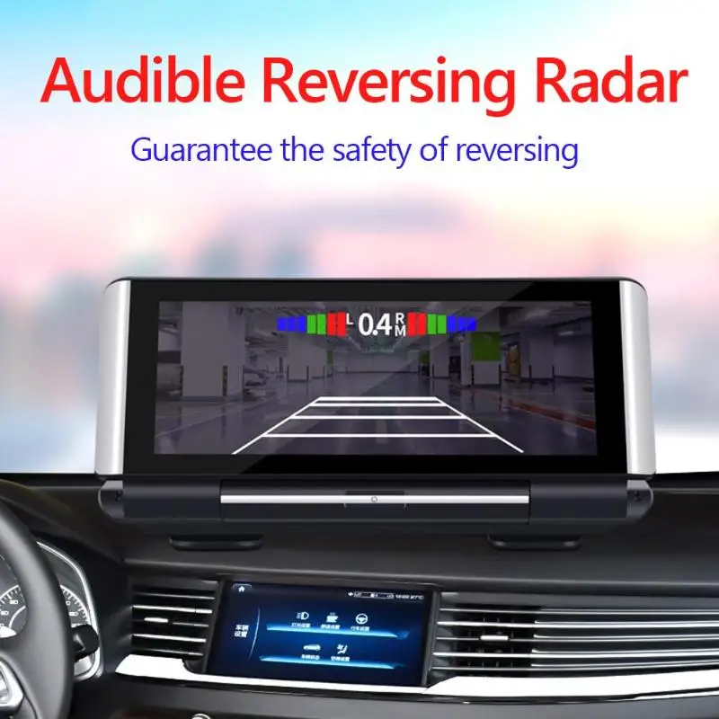 Phisung W09 + Автомобильная dvr камера с парковочным реверсивным радаром двойным