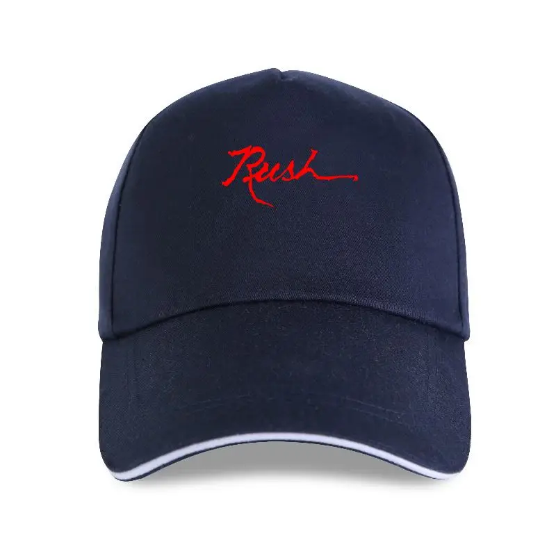 

New RUSH Logo Print Black Baseball cap 2021 Official Band Merch Album Art Design Rush Classic Rush letter printed cotton