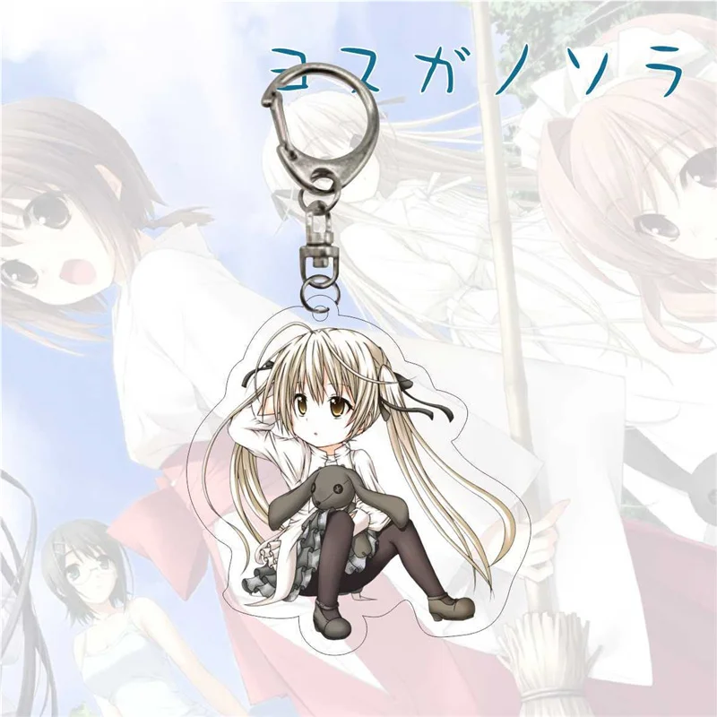 Японское аниме Yosuga No Sora Kasugano брелок с мультяшным принтом акриловые фигуры для