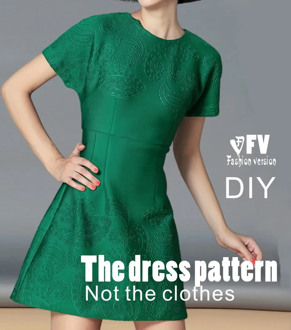 Платья шаблон для шитья резки Рисунок одежда &quotсделай сам&quot (в продаже не