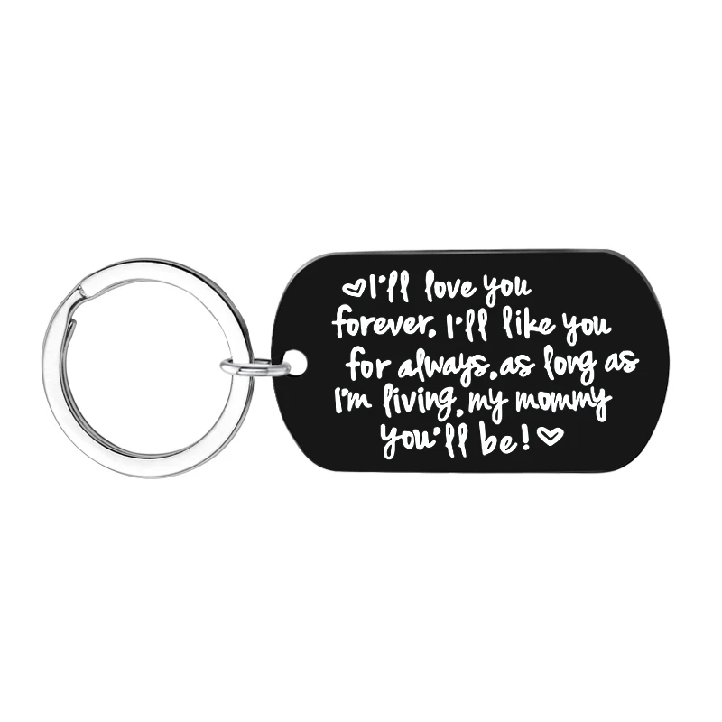 Женская цепочка на день матери подарки ожерелья подвески буквы I Love You Forever Mommy/Baby |