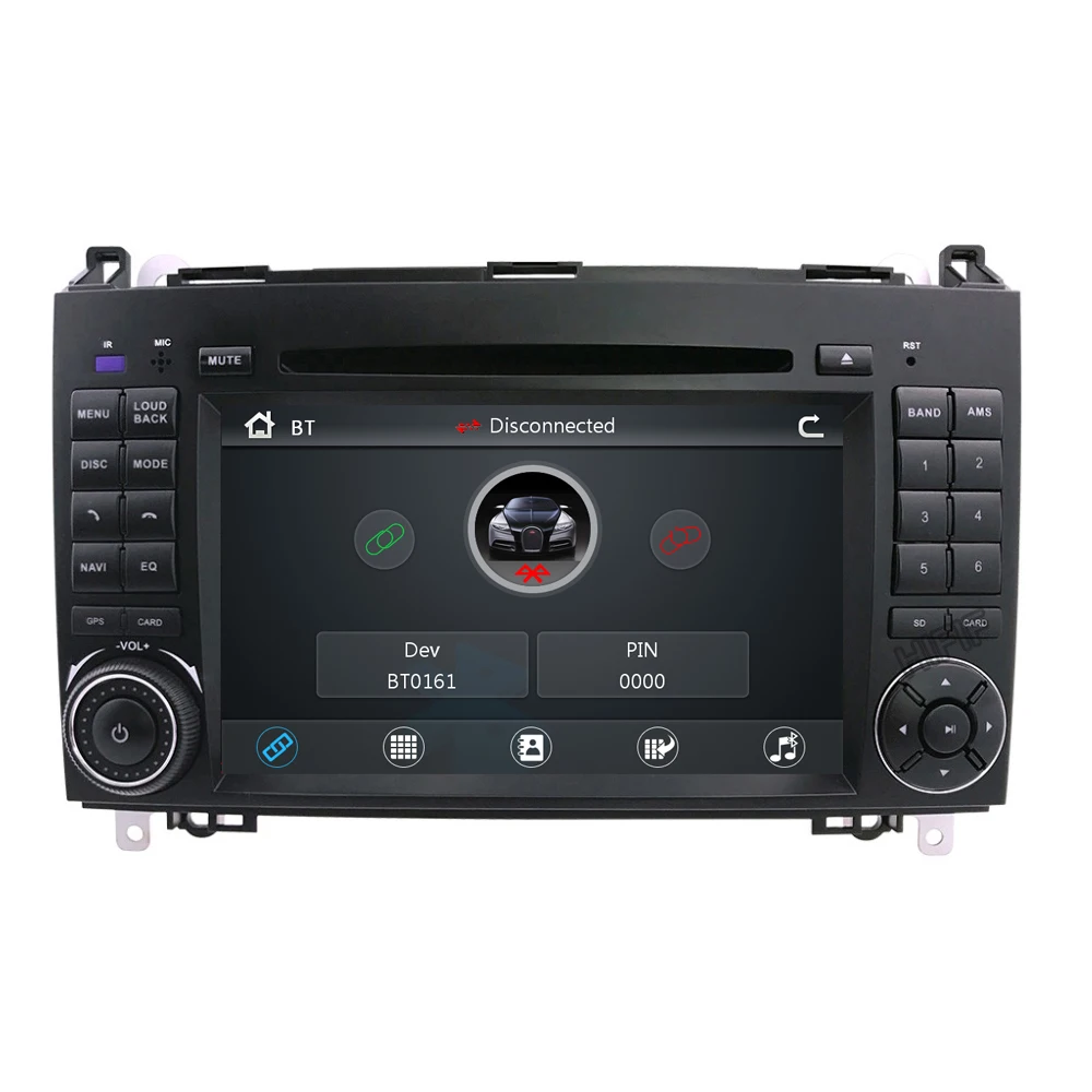 Сенсорный емкостный экран автомобильный DVD GPS для Mercedes/Benz A B Class W245 W169 Viano Vito Sprinter B160