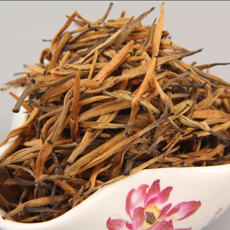 

2021 Yunan Black Tea Dianhong Big Golden Needle Single Bud Black Tea High Quality Chinese Tea