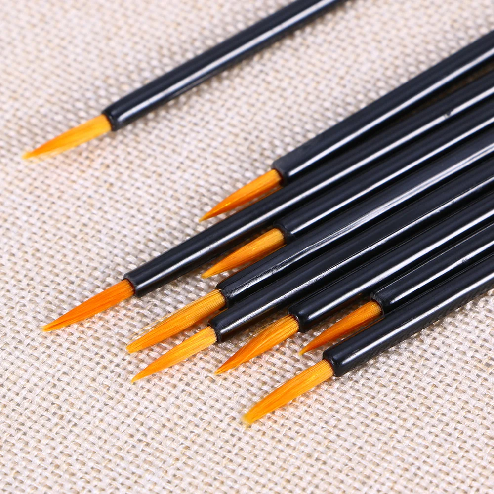 

100PCS Fine Point Disposable Eyeliner Brush Applicator Wands Lip Gloss Cosmetic Makeup Tool