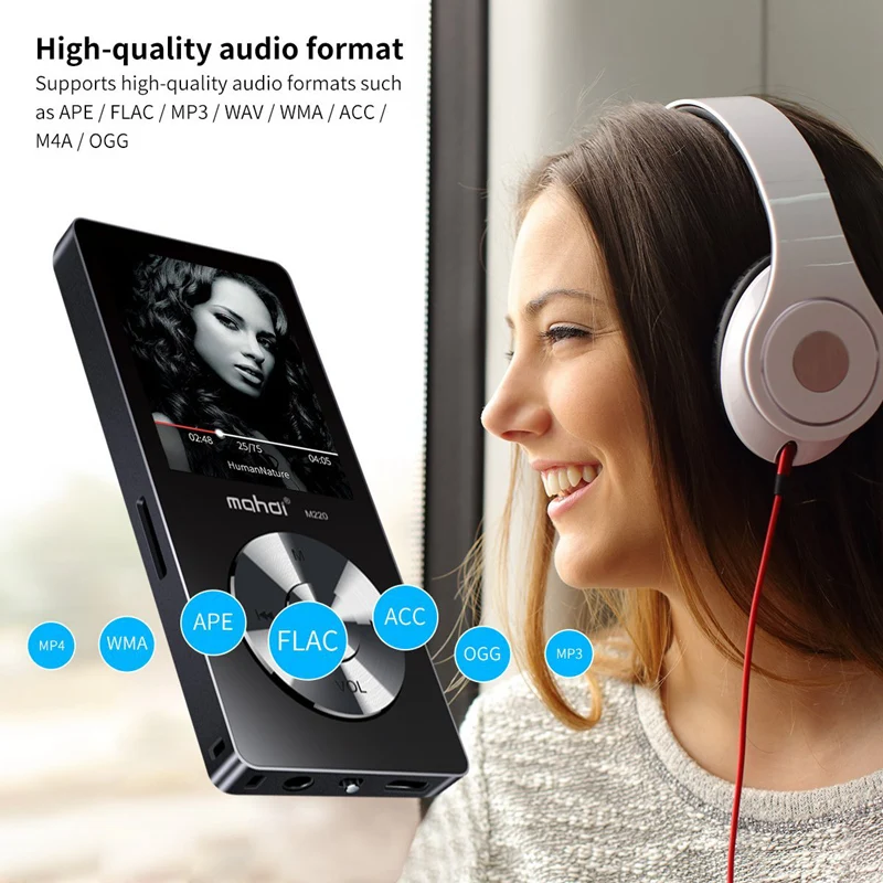 Оригинальный металлический MP3 плеер без потерь HiFi музыкальный с высоким