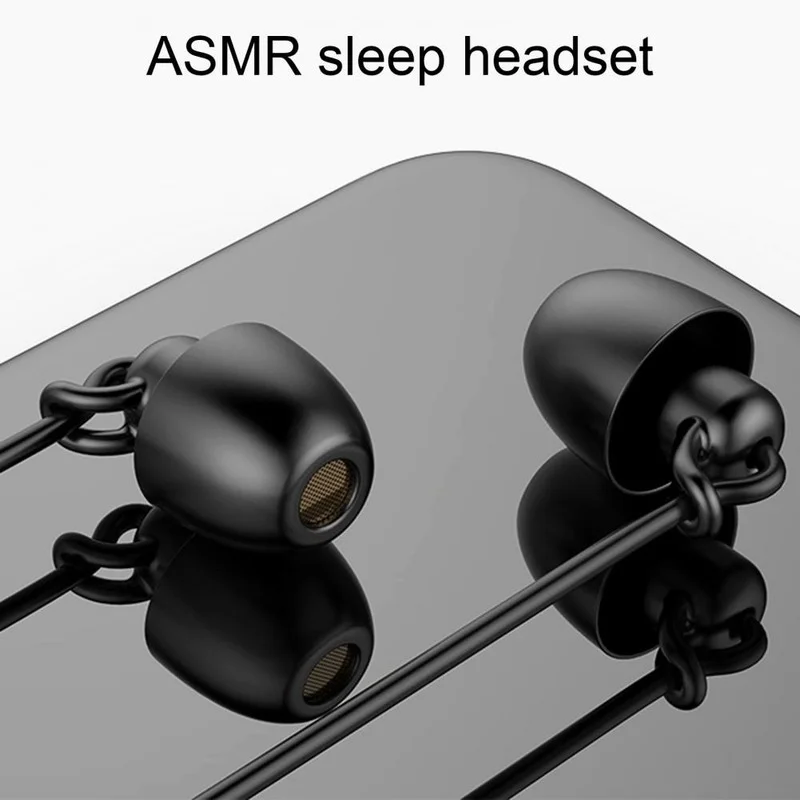 

S360 Anti-noise Sleeping Headphone Silicone Anti-fold Headset In-Ear Earphones with Noise Cancelling 3.5mm Headphones Universal